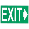 Αυτοκόλλητο Σήμα "EXIT" Δεξία 16x10cm 1Τμχ