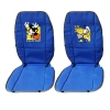 Πλατοκαθίσματα Αυτοκινήτου Διπλής Όψης Disney Mickey Mouse - Donald Duck Μπλε - Γκρι 2 Τεμάχια
