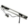 Μπάρες Οροφής Αλουμινίου Universal Rackit RK004-1-120cm Railing System Σετ Με Πόδια Και Κλειδαριά Τετράγωνες Ασημί 2 Τεμάχια