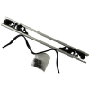 Μπάρες Οροφής Αλουμινίου Universal Rackit RK004-120cm Railing System Σετ Με Πόδια Και Κλειδαριά Οβάλ Ασημί 2 Τεμάχια