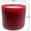Αρωματικό Κερί Σόγιας Themagio Dark Orchid 600gr 1 Τεμάχιο