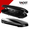 Μπαγκαζιέρα Οροφής Αυτοκινήτου Rackit Star 480lt Μαύρη Γυαλιστερή Με Διπλό Άνοιγμα Και Τοποθέτηση Quick Fix