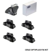 Πόδια / Άκρα Για Μπάρες Οροφής CRUZ Optiplus Fix 936-058 Για Toyota BZ4X 2023+ / Subaru Solterra 2023+ Σετ 4 Τεμάχια