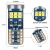Λάμπες T10 18 Led 12V Canbus Λευκές 100388 2 Τεμάχια
