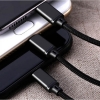 Καλώδιο USB Φόρτισης Και Μεταφοράς Δεδομένων Earldom EC-IMC015 3 In 1 Black 1.2m 1 Τεμάχιο