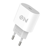 ON Mobile Accessories Φορτιστής USB-C 20W Λευκός