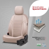 Καλύμματα Αυτοκινήτου Otom Coral Design Universal Full Δερματίνη Σετ Εμπρός / Πίσω Μπεζ CRΑL-102 11 Τεμαχίων