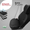Καλύμματα Αυτοκινήτου Otom Coral Design Universal Full Δερματίνη Σετ Εμπρός / Πίσω Μαύρο / Γκρι CRΑL-106 11 Τεμαχίων