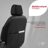 Καλύμματα Αυτοκινήτου Otom Coral Design Universal Full Δερματίνη Σετ Εμπρός / Πίσω Μαύρο / Κόκκινο CRΑL-104 11 Τεμαχίων