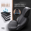 Καλύμματα Αυτοκινήτου Otom "Advanced Leather" Universal Δερματίνη / Λινό Ύφασμα Σετ Εμπρός / Πίσω Μαύρο / Smoke ΑDV-103 11 Τεμαχίων