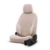 Καλύμματα Αυτοκινήτου Otom "Advanced Leather" Universal Δερματίνη / Λινό Ύφασμα Σετ Εμπρός / Πίσω Μπεζ ΑDV-105 11 Τεμαχίων