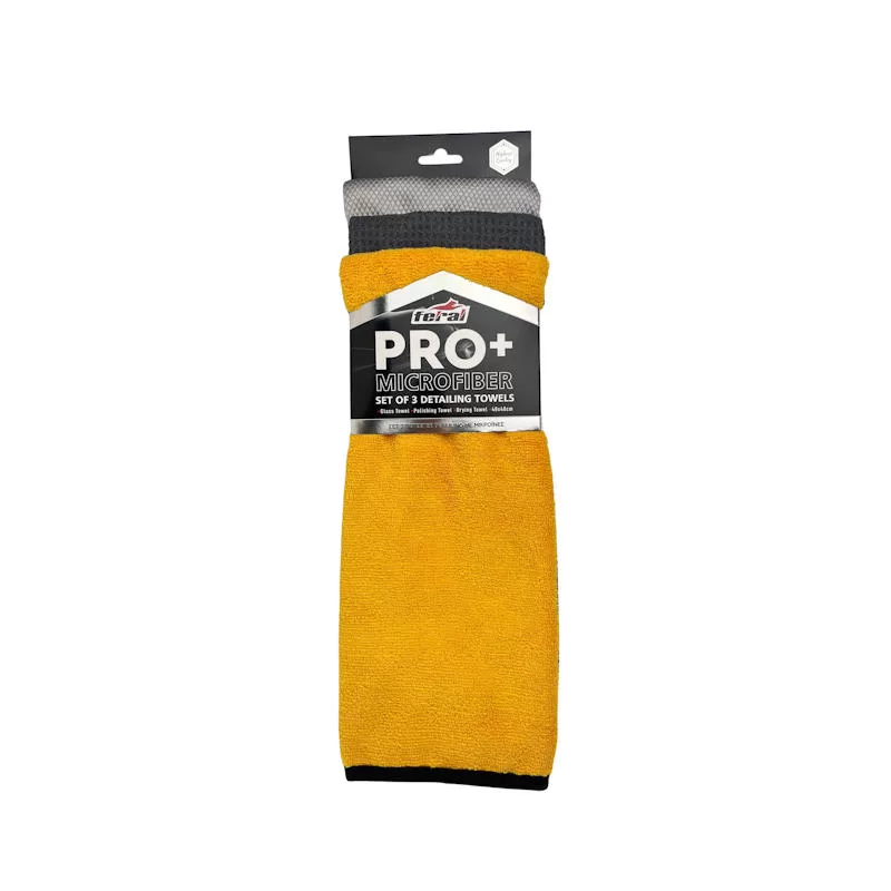 Πετσέτα Microfiber Feral Pro Plus 40X40cm 3Τεμάχια/Σετ