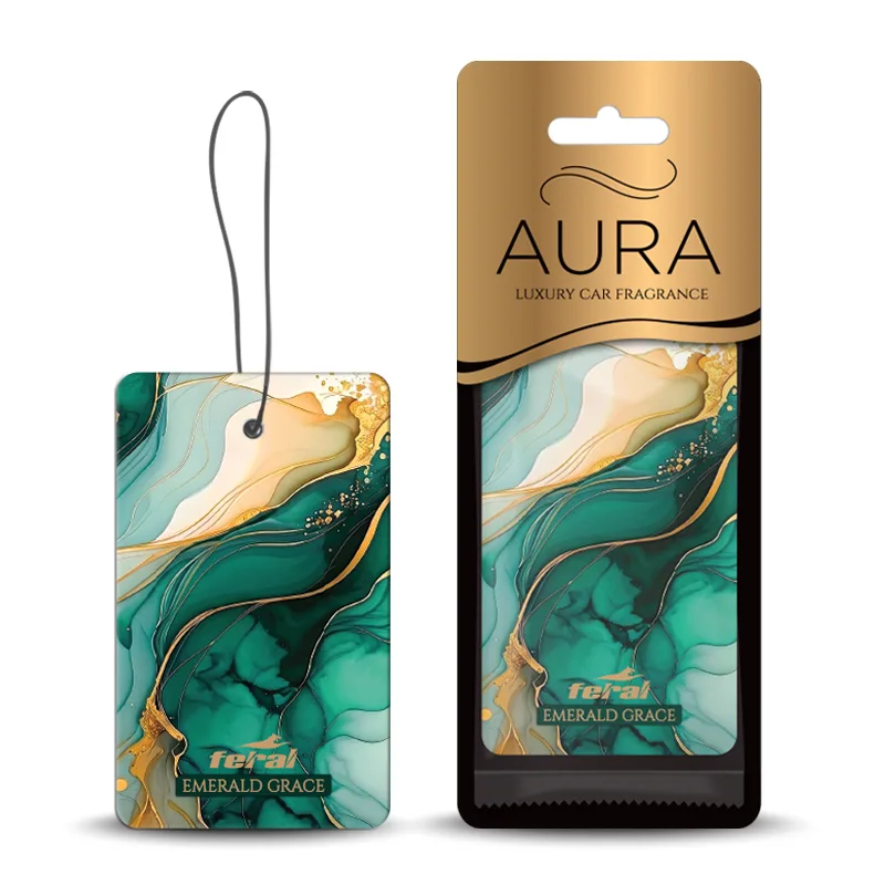 Αρωματικό Αυτοκινήτου Κρεμαστό Feral Aura Collection Emerald Grace 1 Τεμάχιο