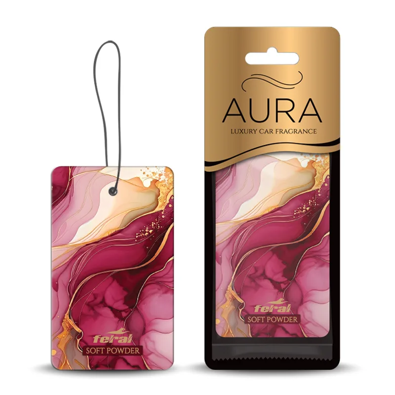 Αρωματικό Αυτοκινήτου Κρεμαστό Feral Aura Collection Soft Powder 1 Τεμάχιο