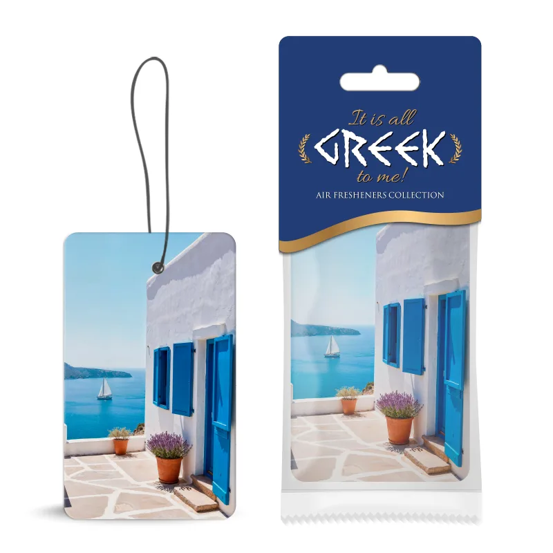 Αρωματικό Αυτοκινήτου Κρεμαστό It's All Greek To Me! Collection Sailing Boat Με Άρωμα Bubble 1 Τεμάχιο