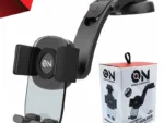 Βάση Κινητού ON Mobile Accessories Για Το Ταμπλό Με Ρυθμιζόμενα Άγκιστρα  Μαύρη 1 Τεμάχιο